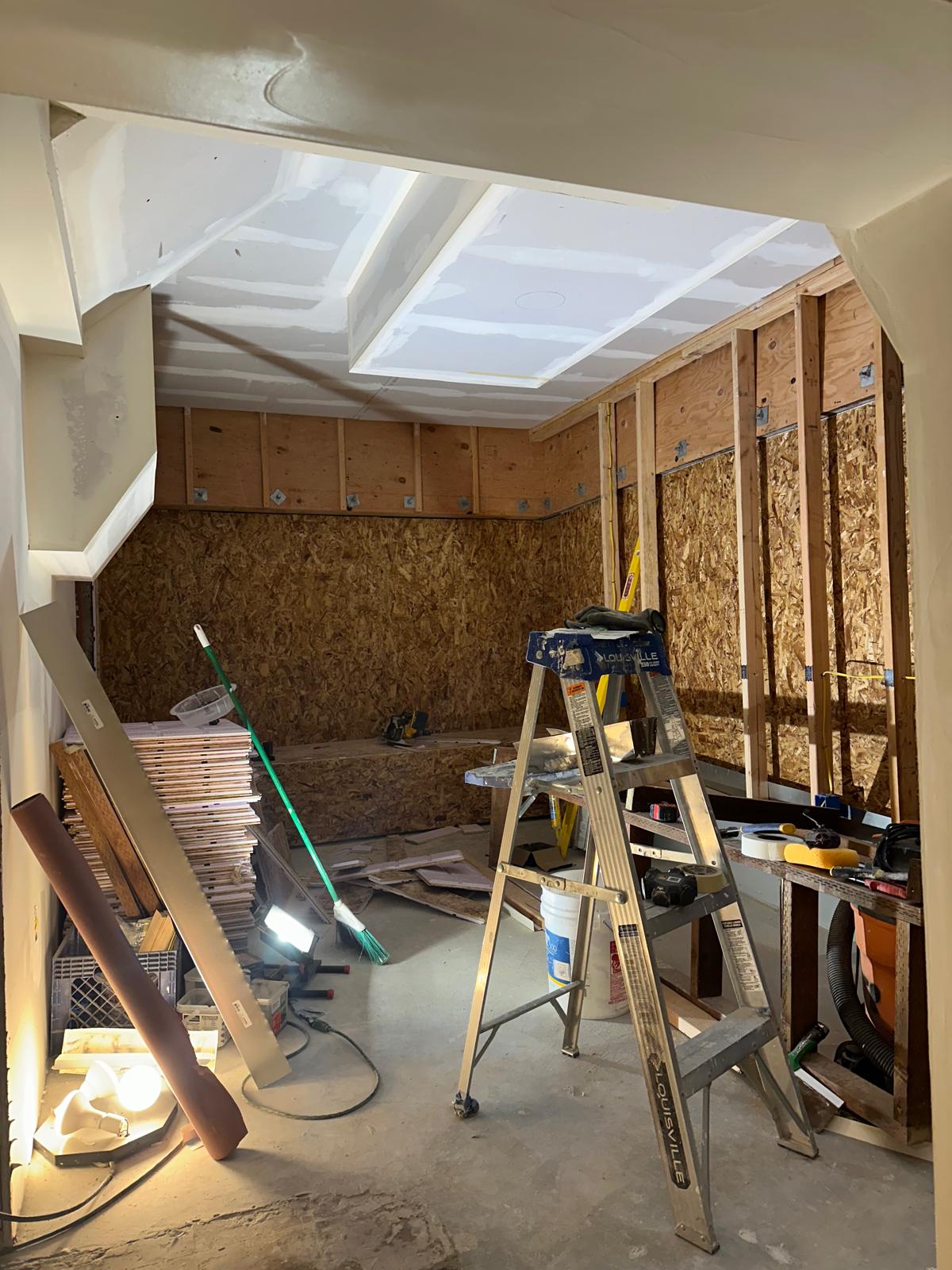 Interior renovation framing