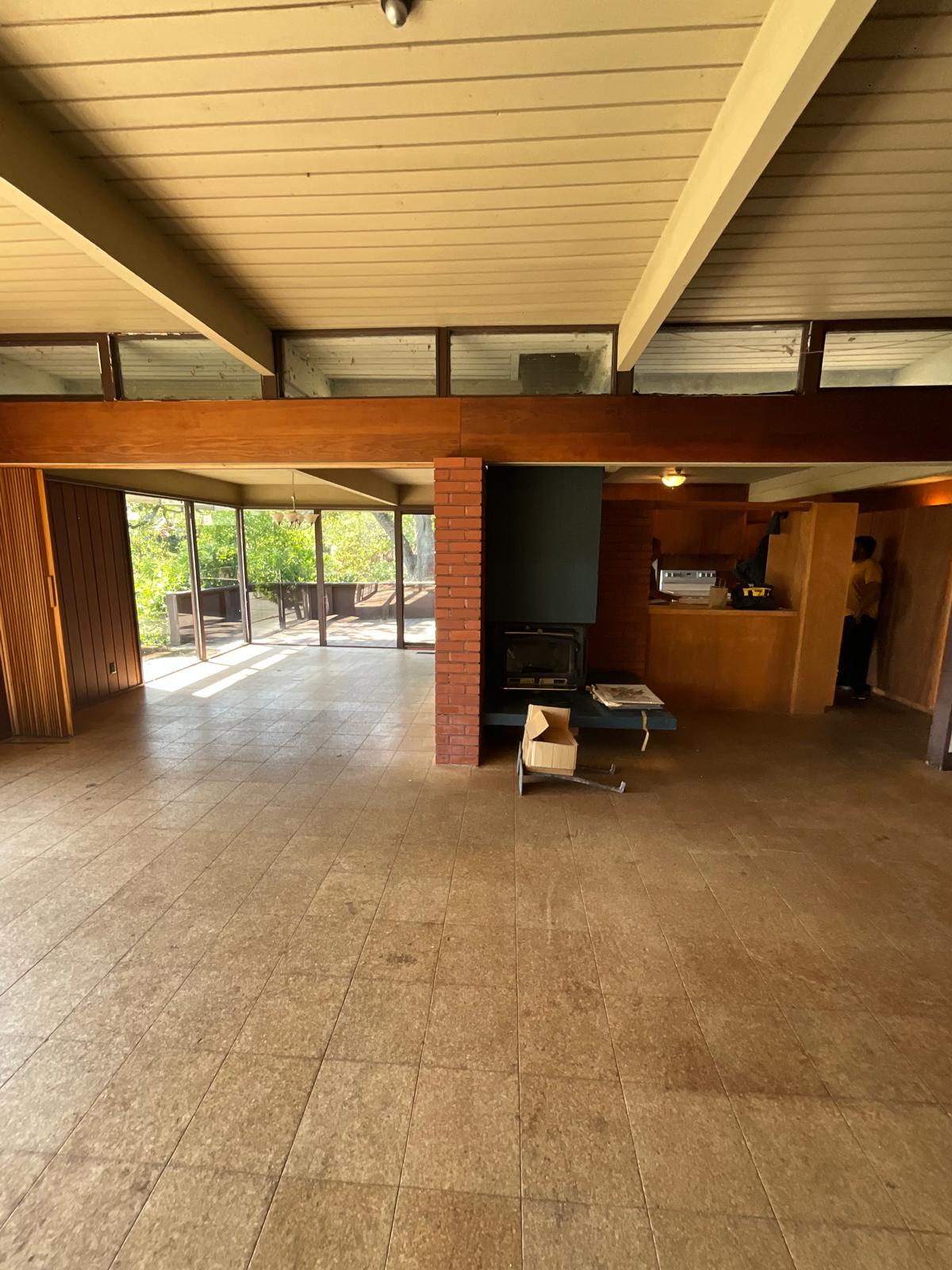 Completed interior remodeling project